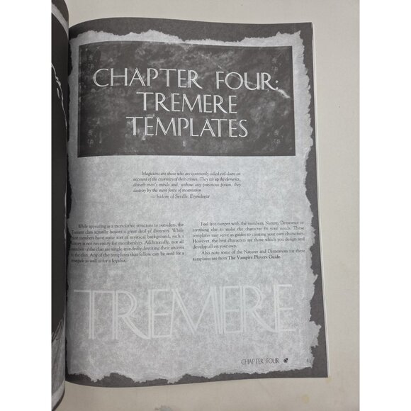 Vampire The Masquerade ClanBook Tremere 1st Ed White Wolf WW2057 RPG VG 1997 - Picture 8 of 9